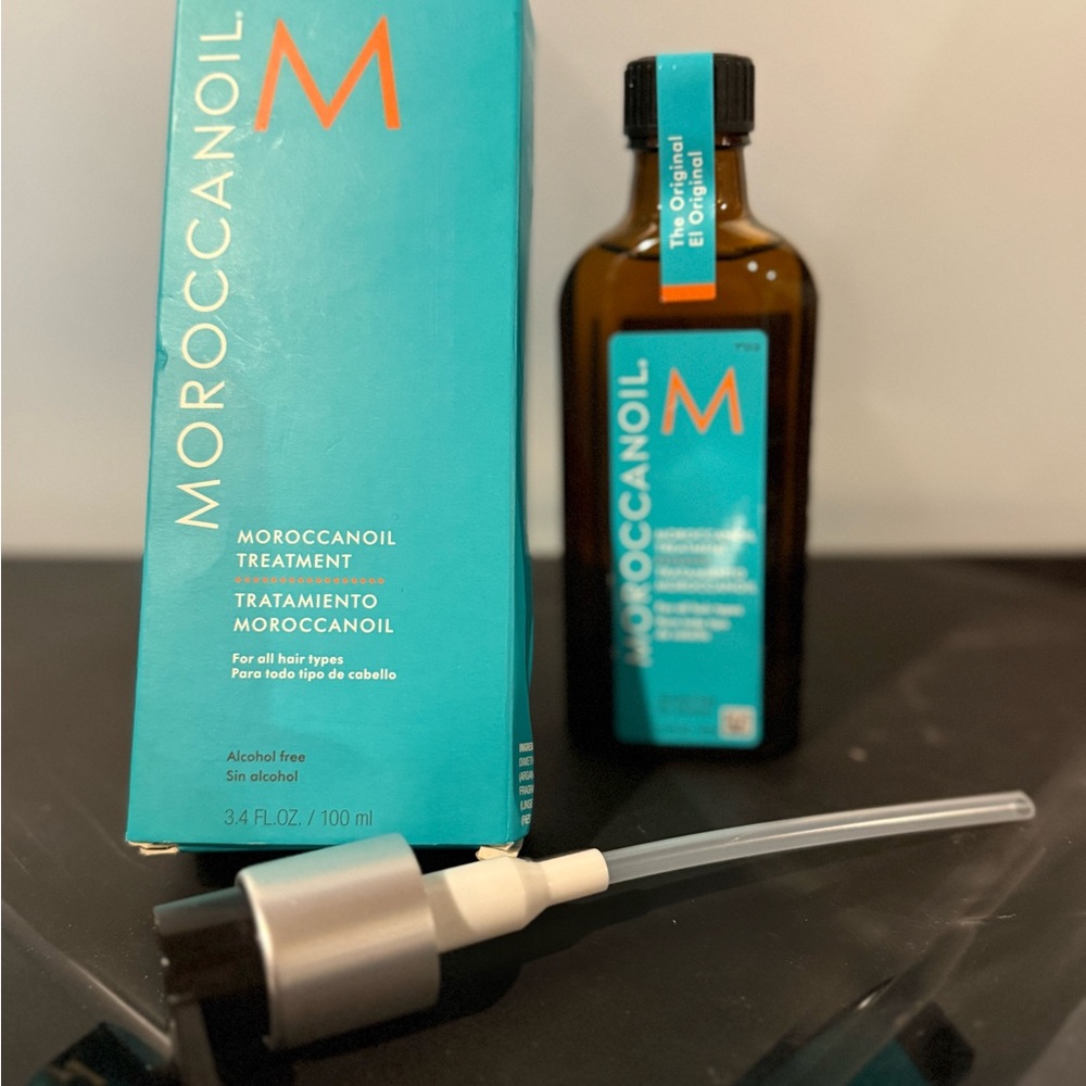 Moroccanoil Hair Treatment - Teal and Brown
